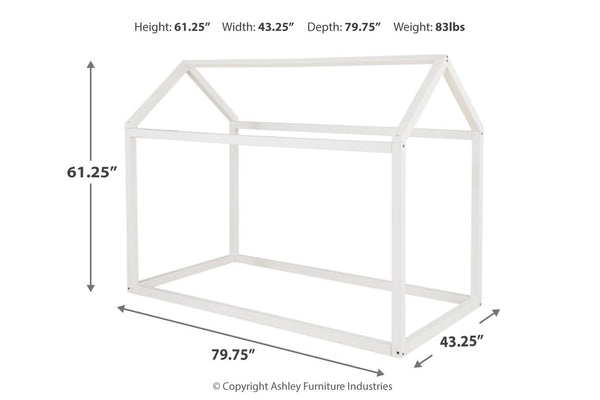 Flannibrook Twin House Bed Frame - B082-261