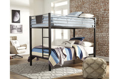 Dinsmore Twin over Twin Bunk Bed with Ladder - B106-59