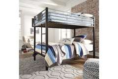 Dinsmore Twin over Twin Bunk Bed with Ladder - B106-59