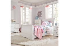 Anarasia Twin Sleigh Bed - B129B1