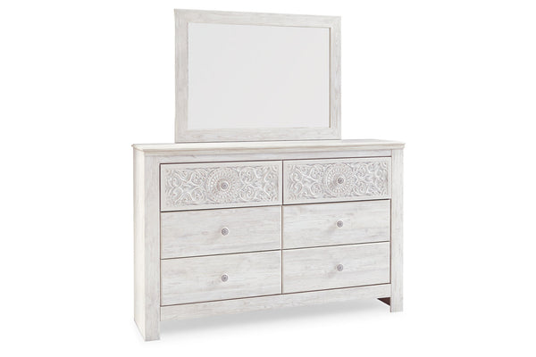 Paxberry Dresser and Mirror - B181B8