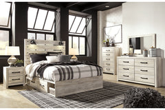 Cambeck Queen Panel Bed with 4 Storage Drawers - B192B24