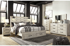 Cambeck King Panel Bed with 2 Storage Drawers - B192B31