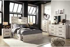 Cambeck Full Panel Bed with 4 Storage Drawers - B192B34