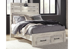 Cambeck Full Panel Bed with 2 Storage Drawers - B192B33