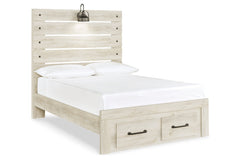 Cambeck Full Panel Bed with 2 Storage Drawers - B192B33