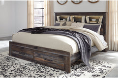 Drystan King Bookcase Bed with 2 Storage Drawers - B211B27