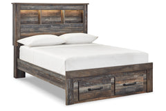 Drystan Full Bookcase Bed with 2 Storage Drawers - B211B21
