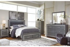 Lodanna Queen Panel Bed with 2 Storage Drawers - B214B3