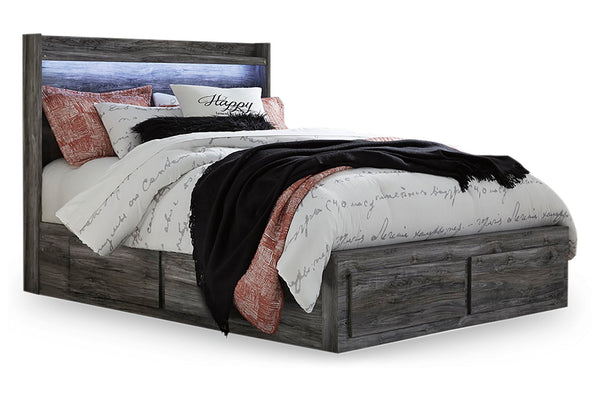 Baystorm Queen Panel Bed with 4 Storage Drawers - B221B13