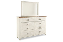Willowton Dresser and Mirror - B267B1
