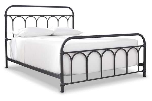 Nashburg Queen Metal Bed - B280-681