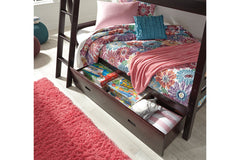 Halanton Twin over Twin Bunk Bed with 1 Large Storage Drawer - B328YB2