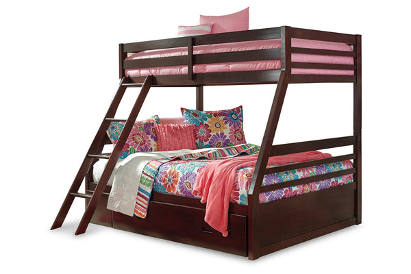 Halanton Twin over Full Bunk Bed with 1 Large Storage Drawer - B328YB1