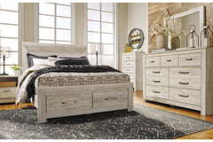 Bellaby Queen Platform Bed with 2 Storage Drawers - B331B4