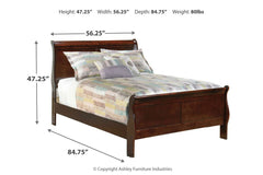 Alisdair Full Sleigh Bed - B376B4