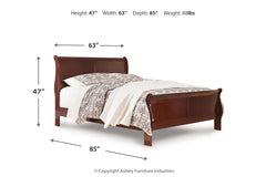 Alisdair California King Sleigh Bed - B376B9