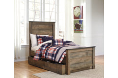 Trinell Twin Panel Bed with 1 Large Storage Drawer - B446B8