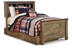 Trinell Twin Bookcase Bed with 1 Large Storage Drawer - B446B22