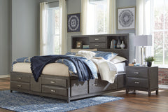 Caitbrook King Storage Bed with 8 Drawers - B476B6