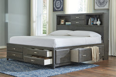 Caitbrook Queen Storage Bed with 8 Drawers - B476B2