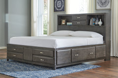 Caitbrook Queen Storage Bed with 8 Drawers - B476B2