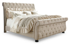 Willenburg Queen Upholstered Sleigh Bed - B643B3