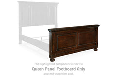 Porter Queen Panel Footboard - B697-54