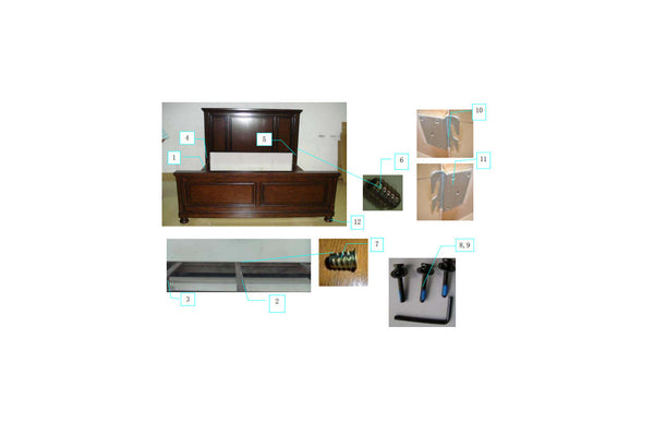 Porter King Panel Bed - B697B11
