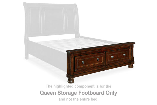 Porter Queen Storage Footboard - B697-74