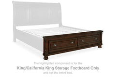 Porter King/California King Storage Footboard - B697-76