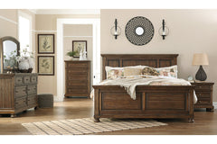 Flynnter King Panel Bed - B719B6