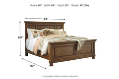 Flynnter King Panel Bed - B719B6