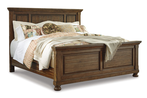 Flynnter King Panel Bed - B719B6