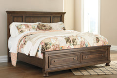 Flynnter Queen Panel Bed with 2 Storage Drawers - B719B13