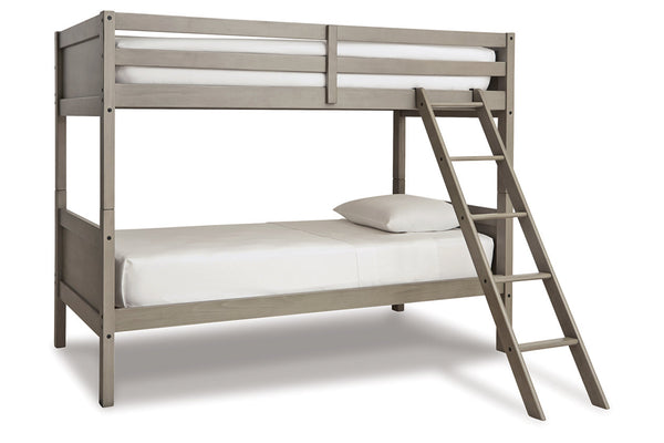 Lettner Twin/Twin Bunk Bed with Ladder - B733-59