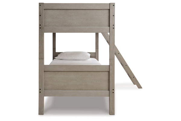 Lettner Twin/Twin Bunk Bed with Ladder - B733-59