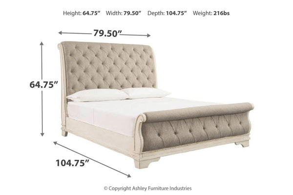 Realyn Queen Sleigh Bed - B743B4