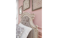 Realyn California King Upholstered Panel Bed - B743B7