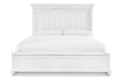 Kanwyn King Panel Bed with Storage Bench - B777B9