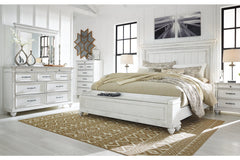 Kanwyn King Panel Bed with Storage Bench - B777B9