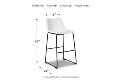 Centiar Pub Height Bar Stool - D372-730