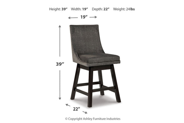 Tallenger Counter Height Bar Stool - D380-624