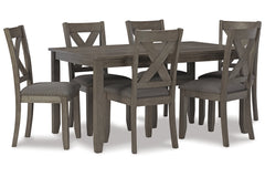 Caitbrook Dining Table and Chairs (Set of 7) - D388-425