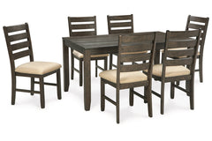 Rokane Dining Table and Chairs (Set of 7) - D397-425