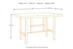 Kavara Counter Height Dining Table - D469-13
