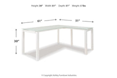 Baraga Home Office L-Desk - H410-24