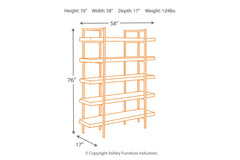 Starmore 76" Bookcase - H633-70