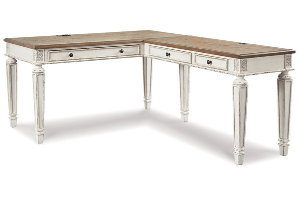 Realyn 2-Piece Home Office Desk - H743H1