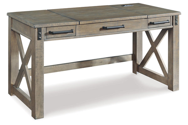 Aldwin Home Office Lift Top Desk - H837-54